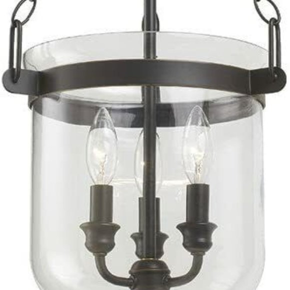Gull Lighting 65047-715Westminster Three-Light Pendant Hanging Bronze - 2 in SET